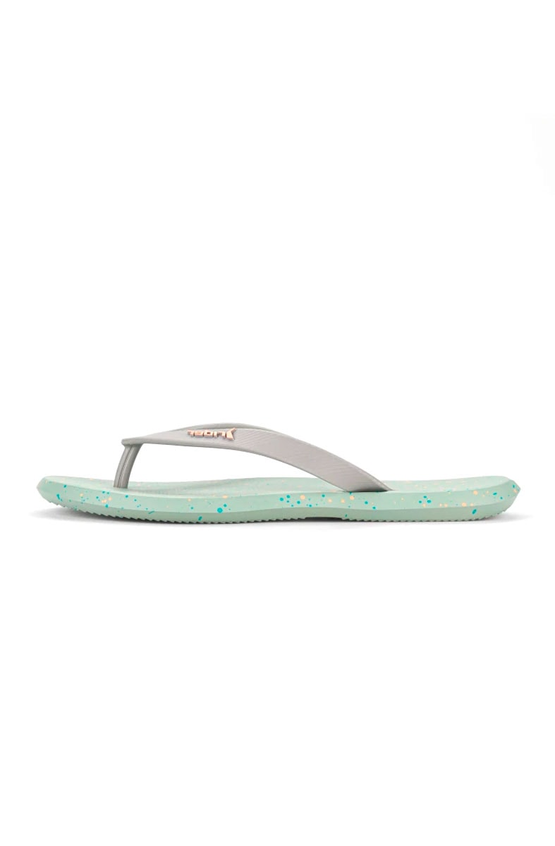 Chinelo Rider Dedo R1 Canvas Verde/Cinza - NewSkull