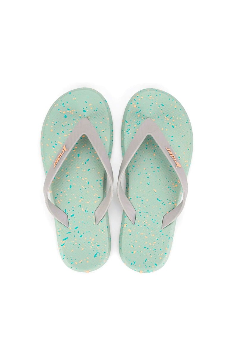 Chinelo Rider Dedo R1 Canvas Verde/Cinza - NewSkull