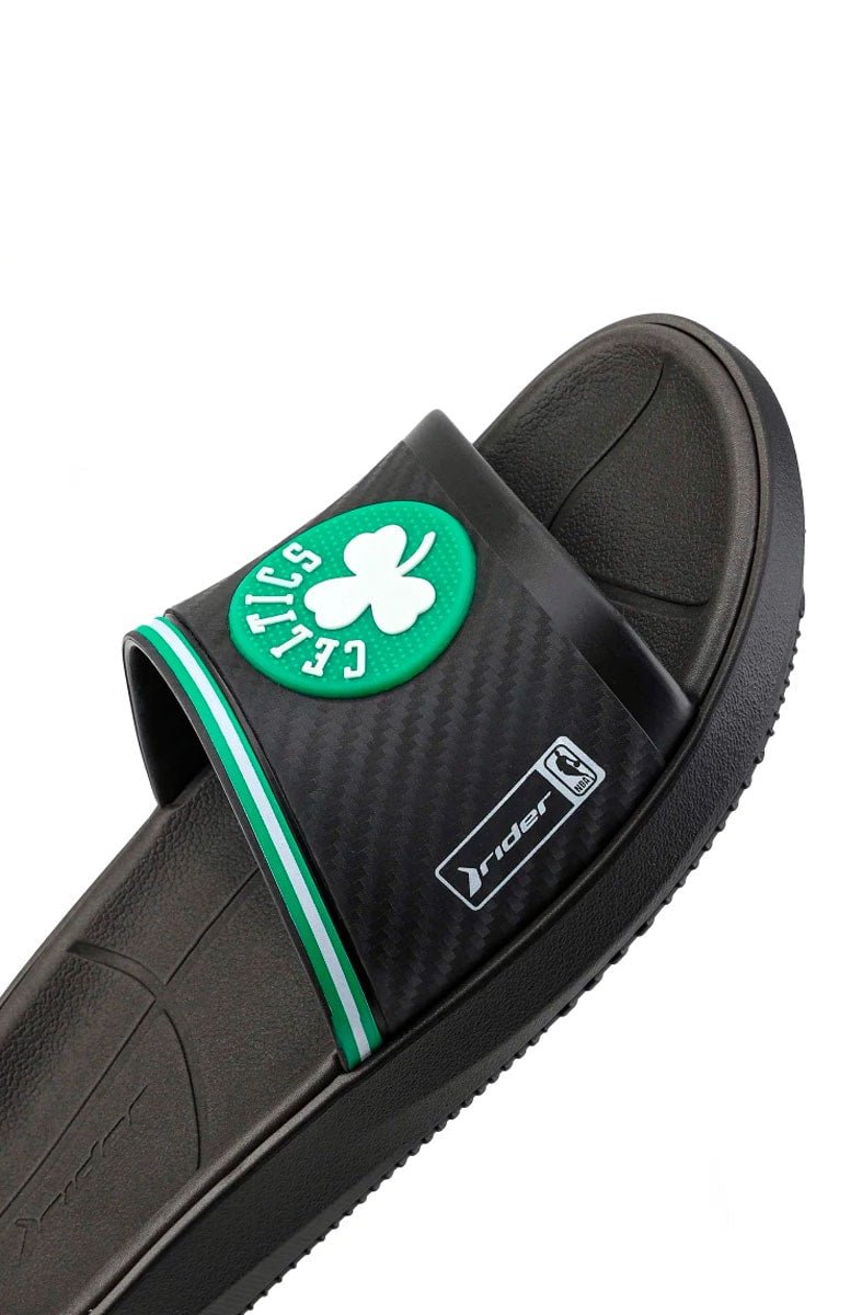 Chinelo Rider Slide Block Celtics Preto/Verde/Branco - NewSkull