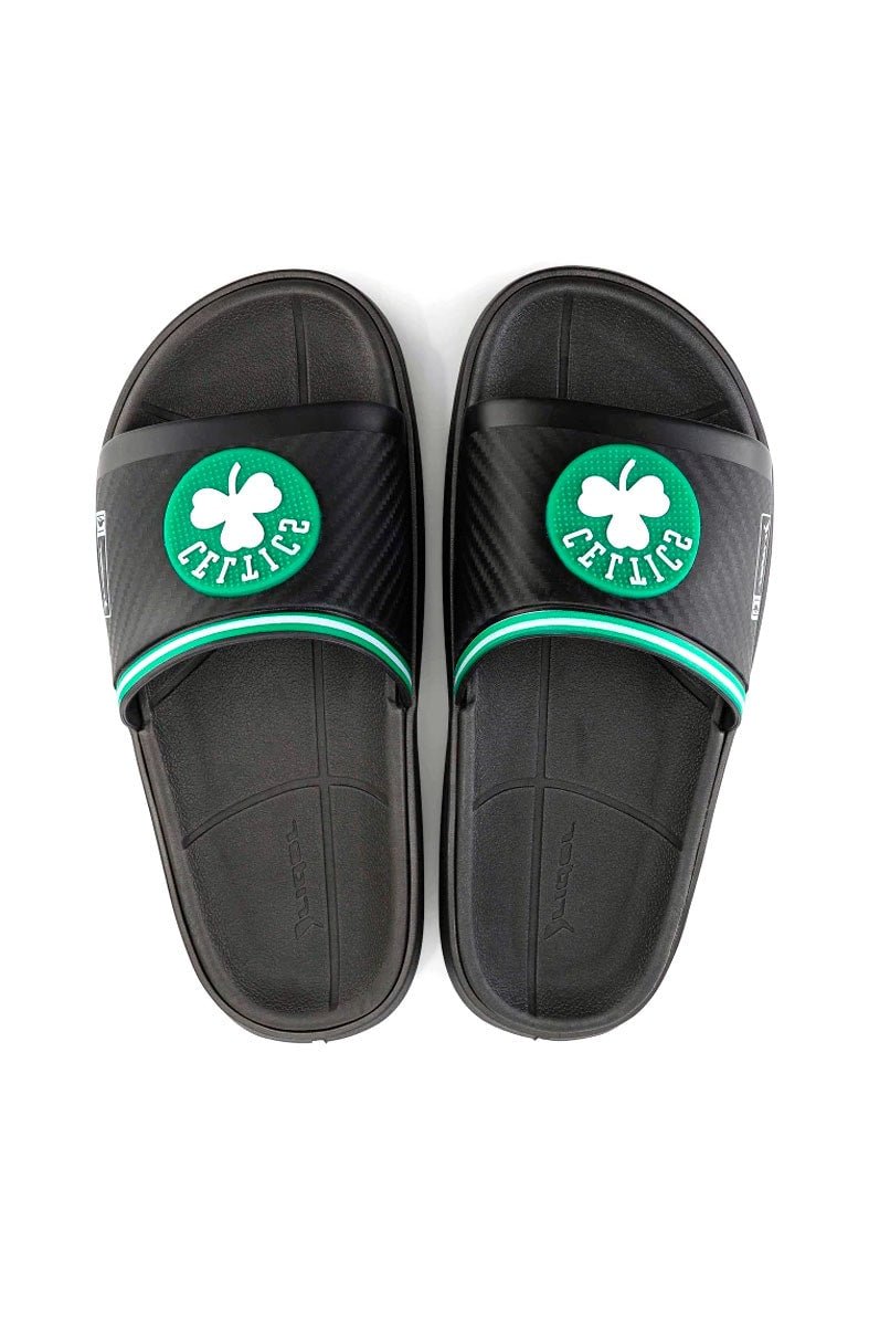 Chinelo Rider Slide Block Celtics Preto/Verde/Branco - NewSkull