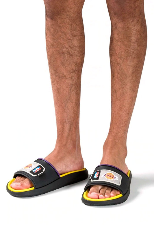 Chinelo Slide Rider Block Nba Los Angeles Lakers - NewSkull