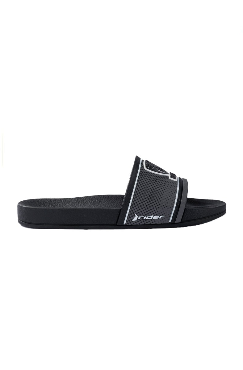 Chinelo Slide Rider Full 86 NBA Brooklyn Nets Preto/Cinza - NewSkull