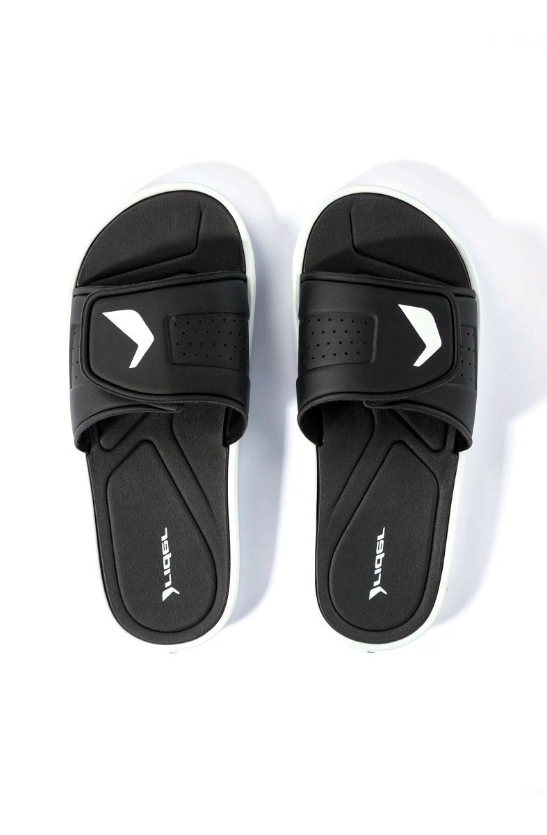 Chinelo Slide Rider Infinity Fuse Preto/Branco - NewSkull