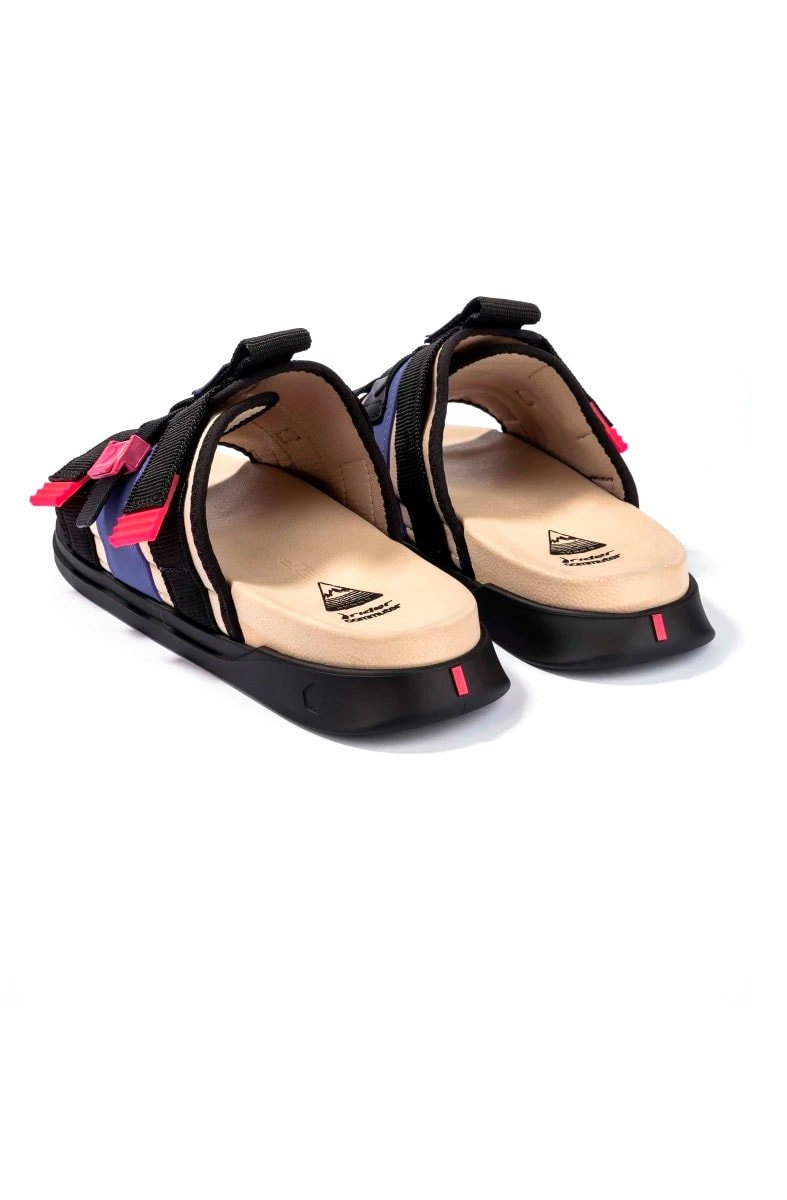 Chinelo Slide Rider Slx Commuter Pack Preto/Bege/Rosa - NewSkull