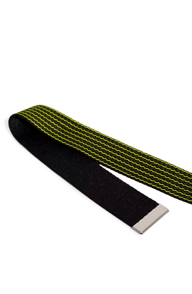 Cinto Adidas Trefoil Reversível Preto/Amarelo - NewSkull