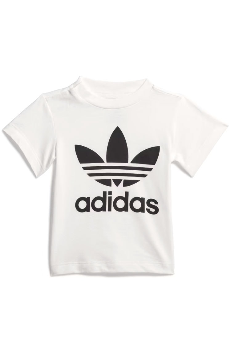 Conjunto Adidas Shorts Camiseta Trefoil Unissex Branco/Preto - NewSkull