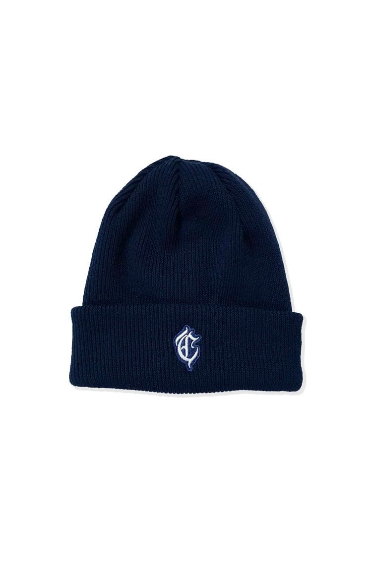 Gorro Caos Art Ink Logo Azul Marinho/Branco - NewSkull