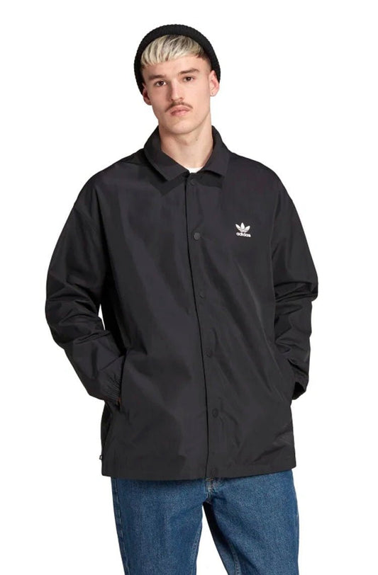 Jaqueta Adidas Adicolor Classics Trefoil Coach Preto/Branco - NewSkull