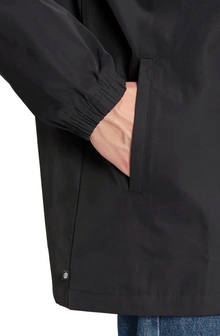 Jaqueta Adidas Adicolor Classics Trefoil Coach Preto/Branco - NewSkull