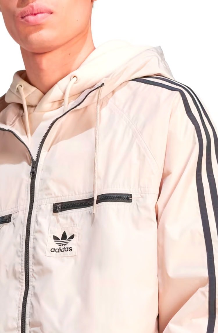 Jaqueta Adidas Adicolor Classics WindBreaker Bege/Preto - NewSkull