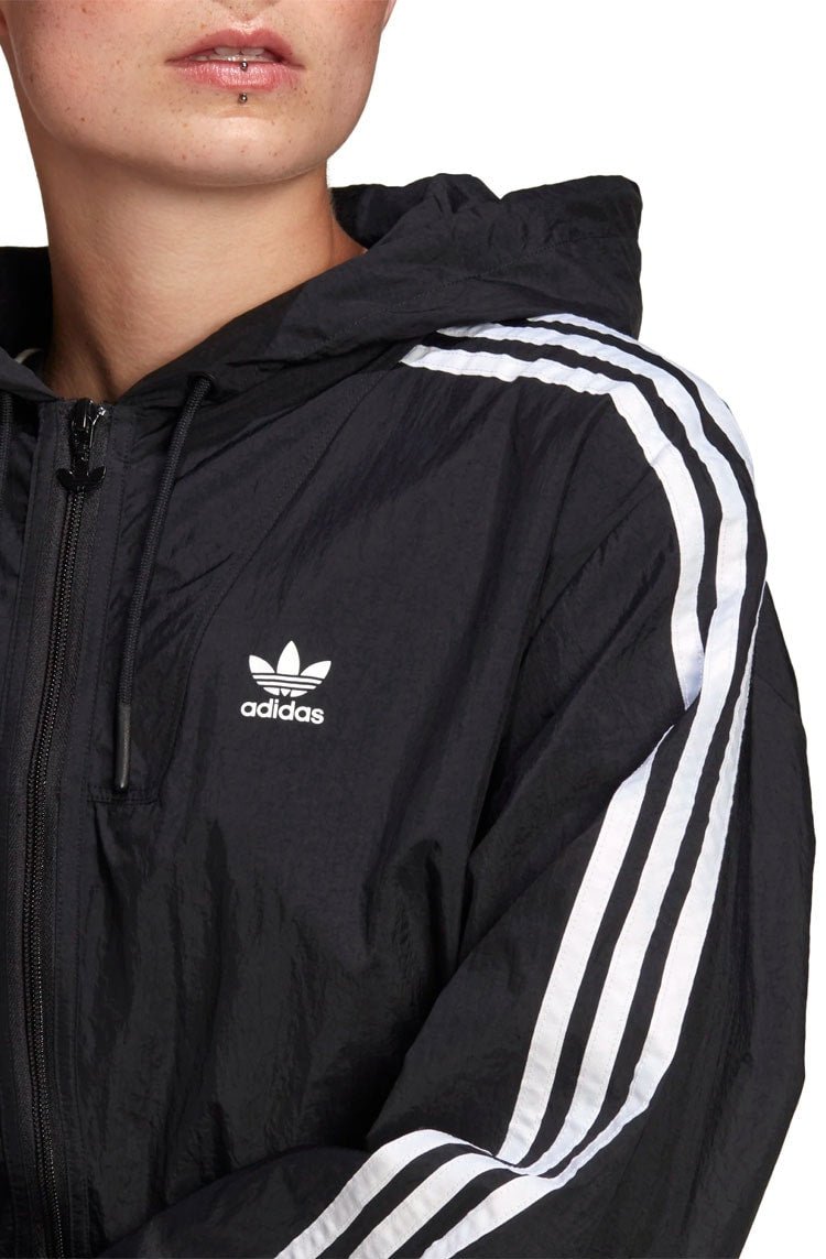 Jaqueta Adidas Adicolor Classics Windbreaker Preta/Branca - NewSkull