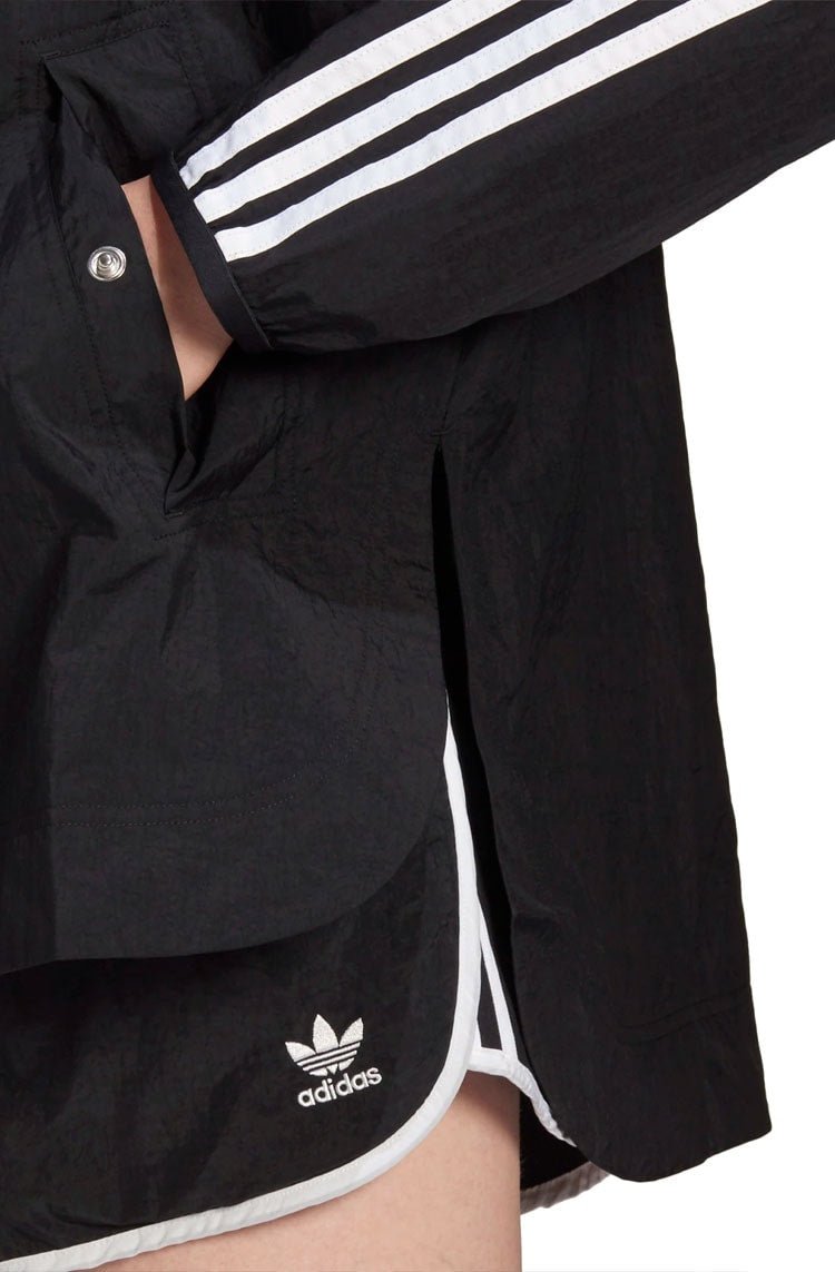 Jaqueta Adidas Adicolor Classics Windbreaker Preta/Branca - NewSkull