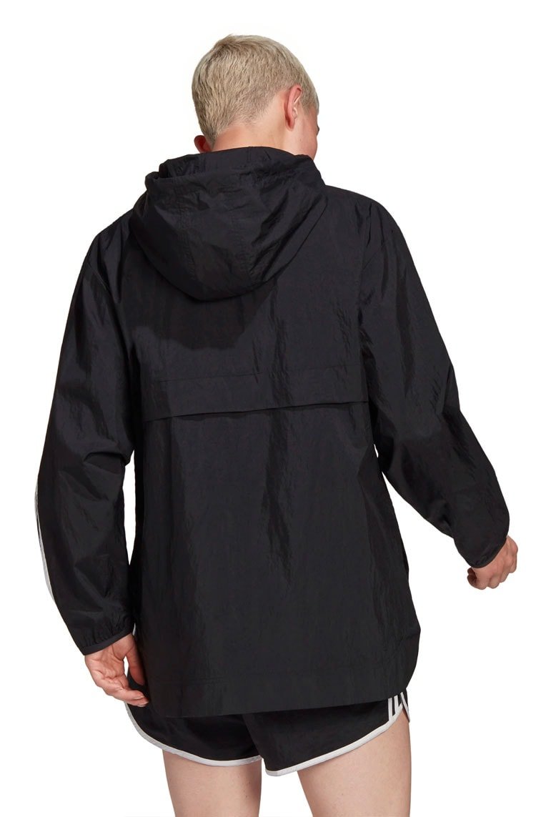 Jaqueta Adidas Adicolor Classics Windbreaker Preta/Branca - NewSkull