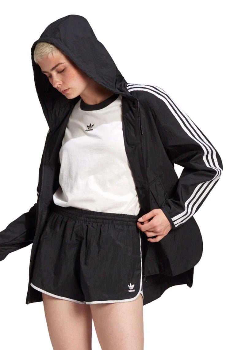 Jaqueta Adidas Adicolor Classics Windbreaker Preta/Branca - NewSkull