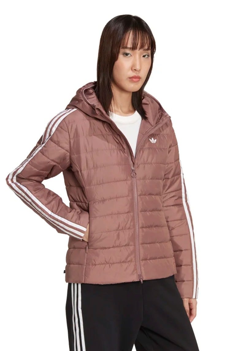 Jaqueta Adidas Capuz Premium Slim Roxa - NewSkull
