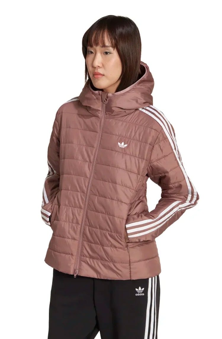 Jaqueta Adidas Capuz Premium Slim Roxa - NewSkull