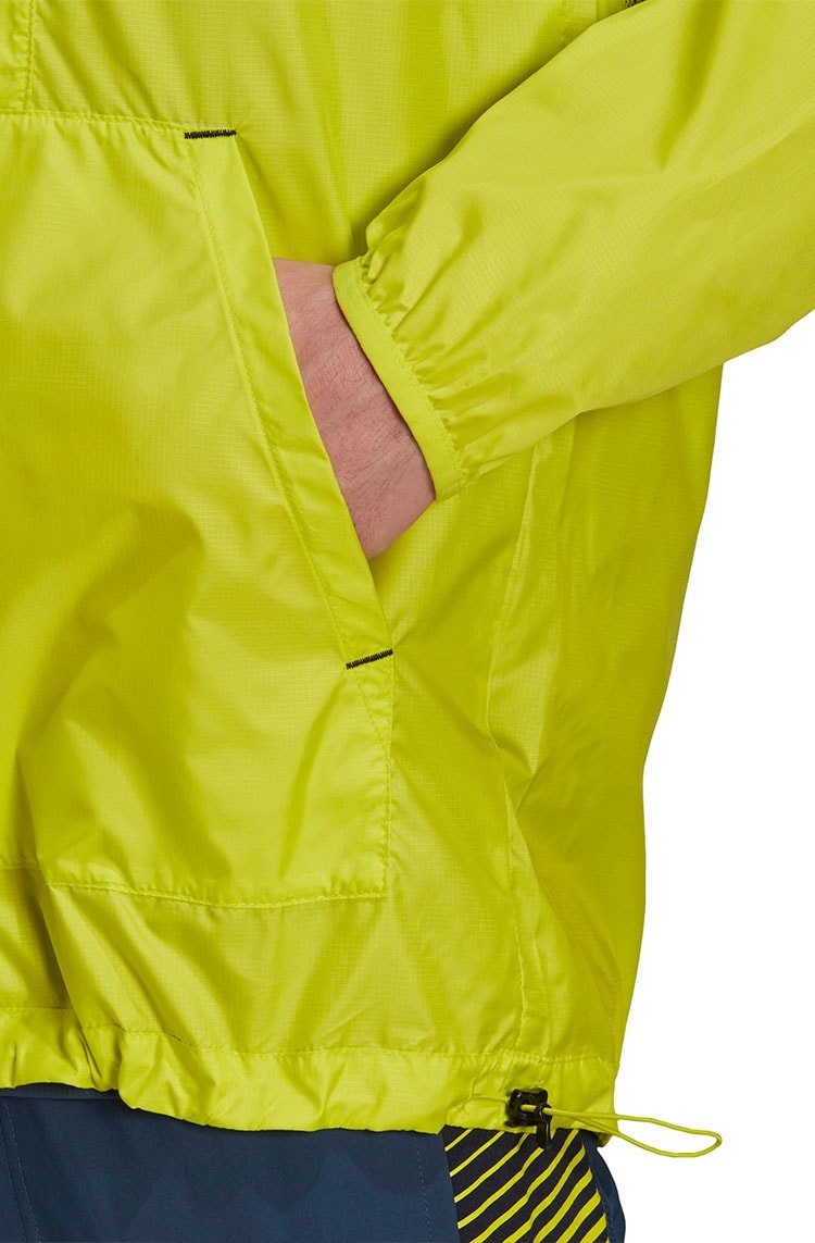 Jaqueta Adidas Corta Vento Designed 2 Move Ativated Tech Aeroready Amarela/Preta - NewSkull