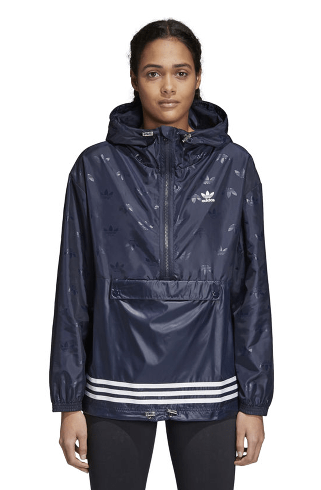 Jaqueta Adidas Corta Vento WB Feminina Azul - NewSkull