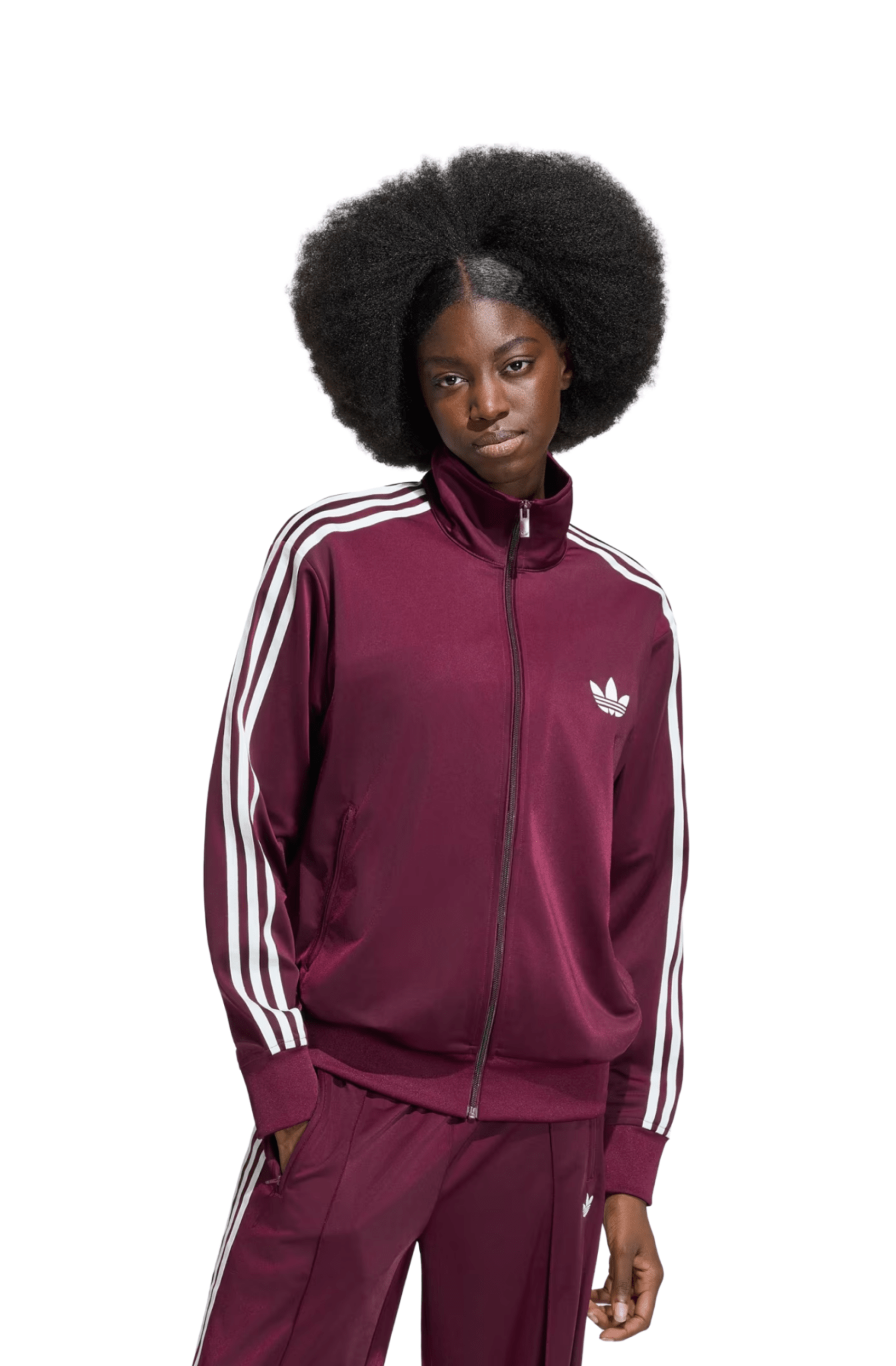 Jaqueta Adidas Firebird Track Top Bordo/Branco – NewSkull