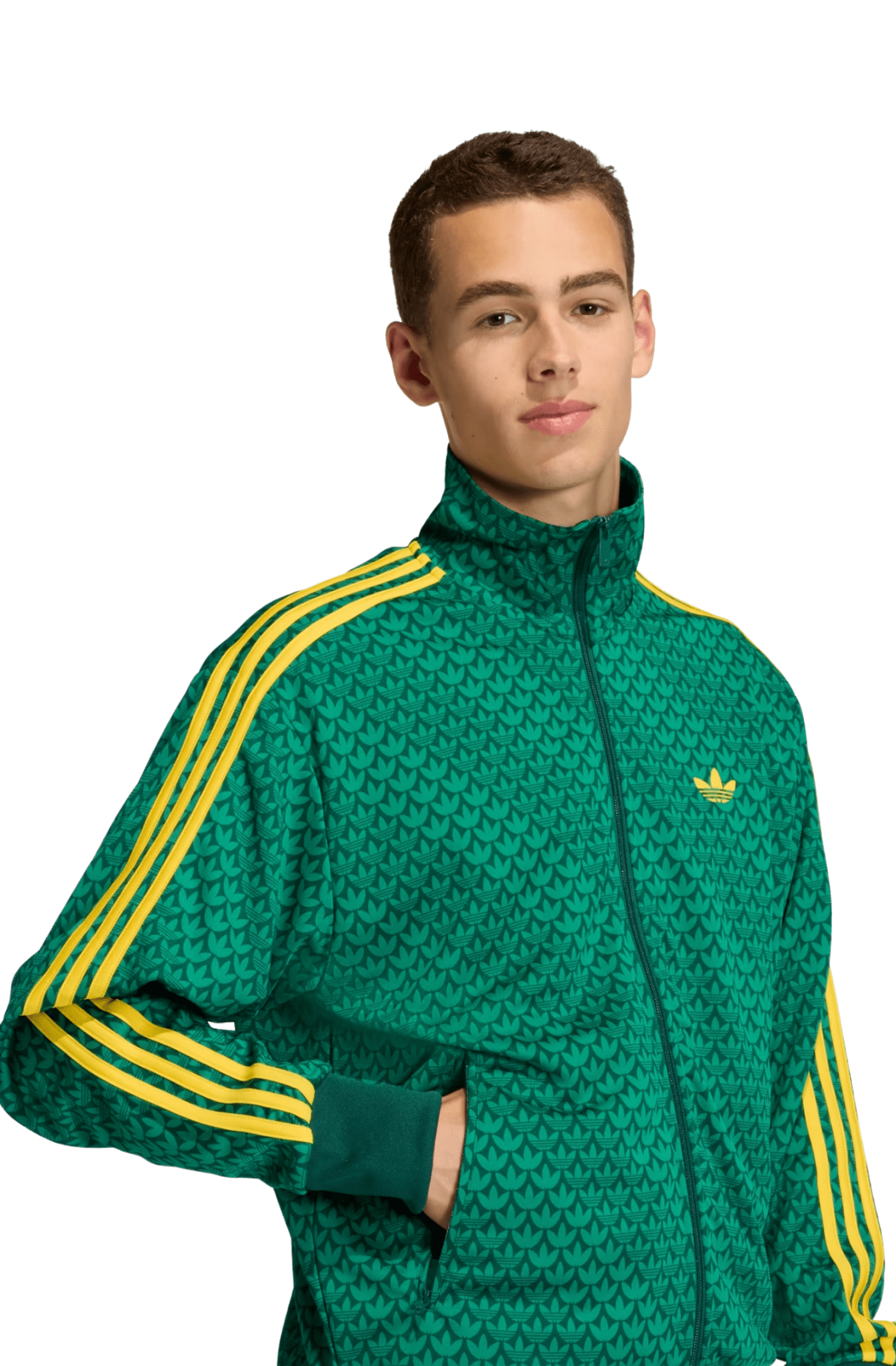Jaqueta Adidas Originals Firebird Verde/Amarelo - NewSkull