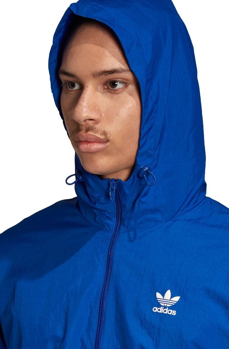 Jaqueta Adidas Quebra Vento Trefol Essentials Azul - NewSkull