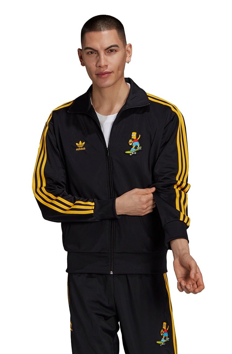 Jaqueta Adidas The Simpsons Firebird Preta/Amarela – NewSkull