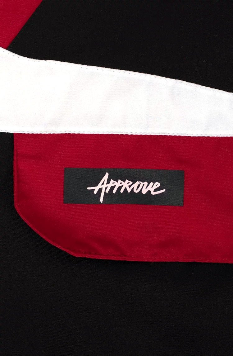 Jaqueta Approve Corta Vento Anorak X NBA Bulls Preto/Vermelho/Branco - NewSkull