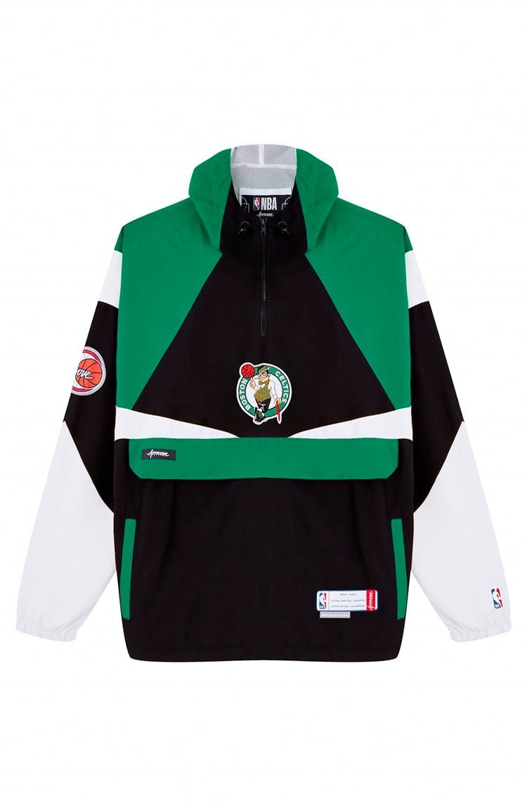 Jaqueta Approve Corta Vento Anorak X NBA Celtics Verde/Branco/Preto - NewSkull