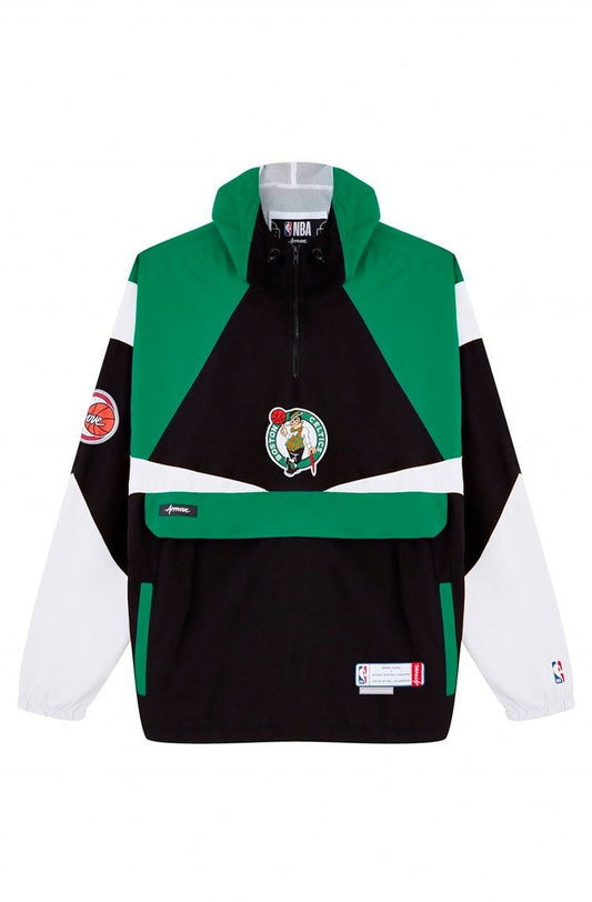 Jaqueta Approve Corta Vento Anorak X NBA Celtics Verde/Branco/Preto - NewSkull