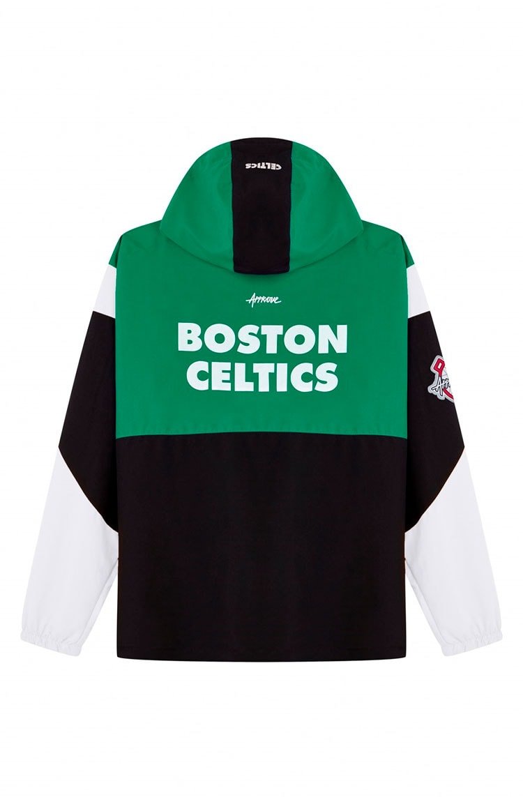 Jaqueta Approve Corta Vento Anorak X NBA Celtics Verde/Branco/Preto - NewSkull