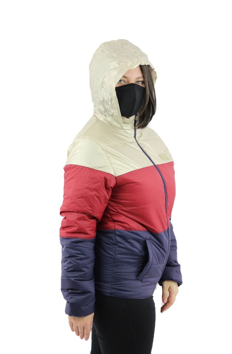 Jaqueta Fila Feminina Padded 2 Dourada/Marinho - NewSkull