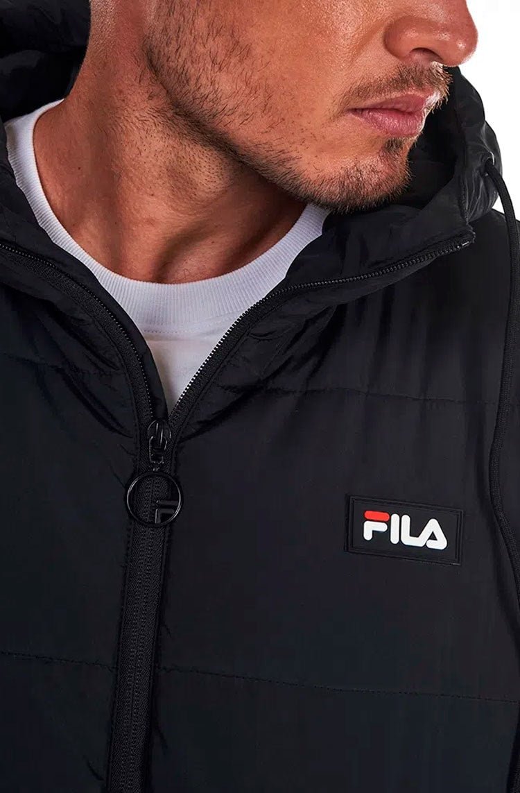 Jaqueta Fila Masculina Overheat Preto/Preto - NewSkull