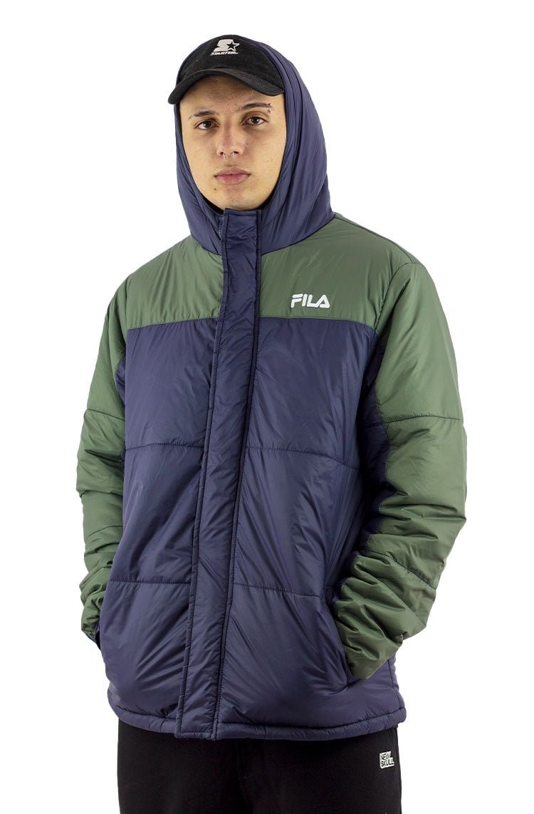 Jaqueta Fila Padded II Verde/Azul - NewSkull
