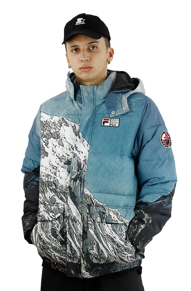 Jaqueta Fila Storm Azul/Preto/Branco - NewSkull