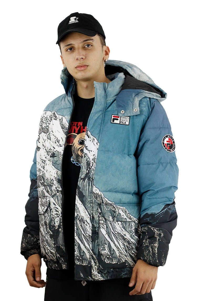 Jaqueta Fila Storm Azul/Preto/Branco - NewSkull