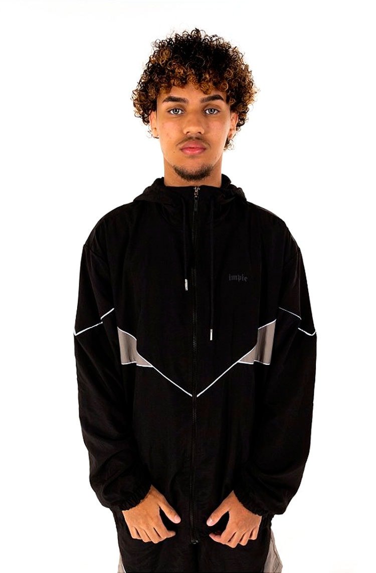 Jaqueta Impie Quebra Vento Mini Logo Preto - NewSkull