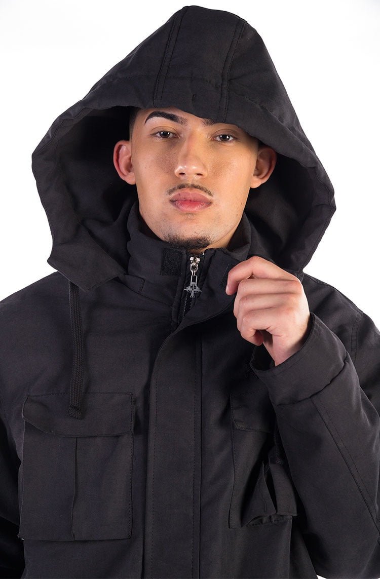 Jaqueta LRG Black Jacket Preto - NewSkull