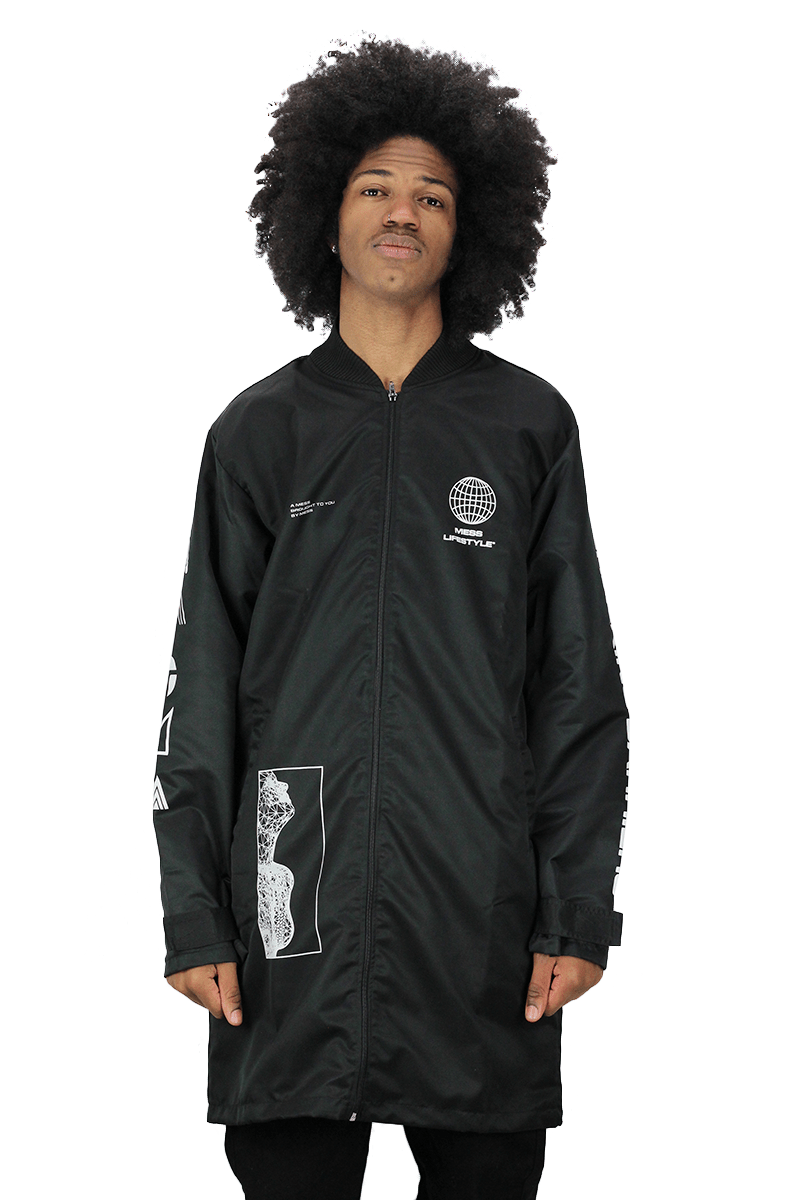 Jaqueta Mess Parka Dope Boy Preta - NewSkull