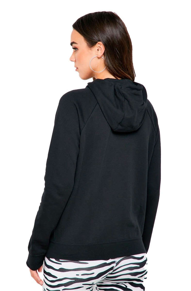 Jaqueta Moletom NIKE SPORTSWEAR Club Fz Feminino Preto - NewSkull