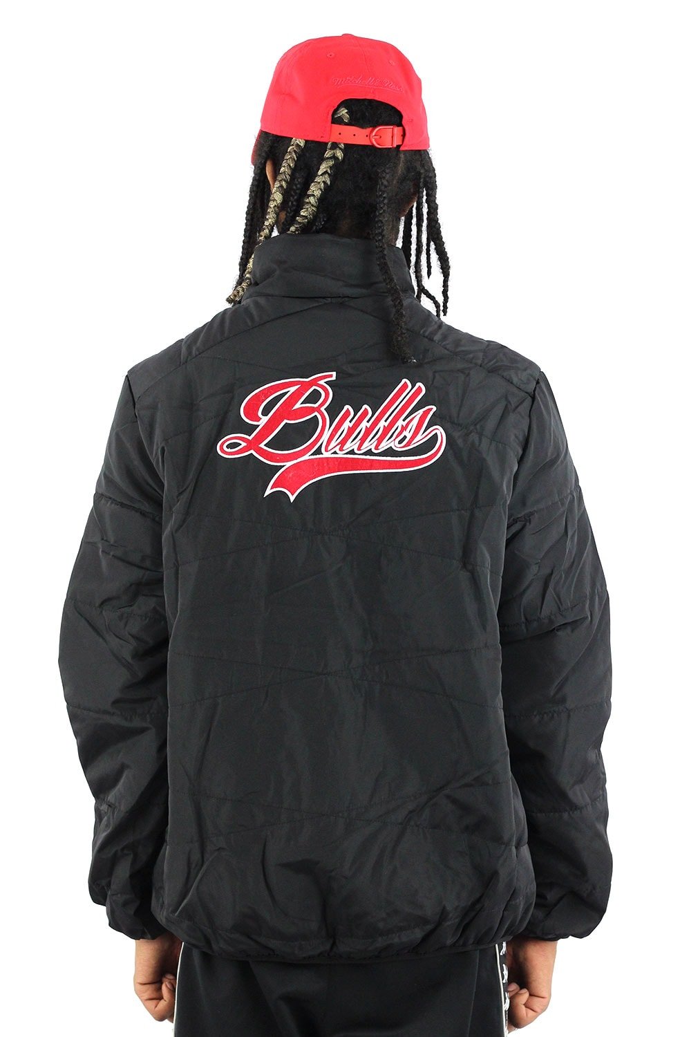 Jaqueta NBA Chicago Bulls Estofada Preta - NewSkull