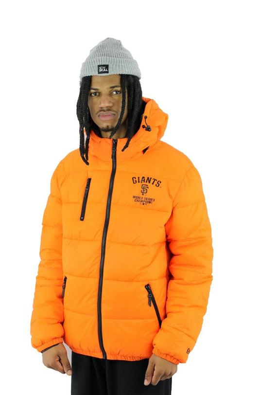 Jaqueta New Era Estofada Bomber San Francisco Giants Mlb Laranja - NewSkull