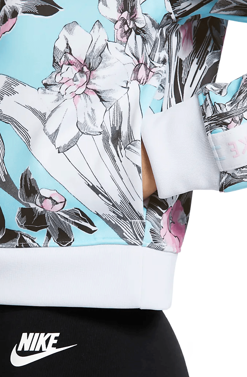JAQUETA NIKE HYPERFLORA FEMININA FLORAL AZUL - NewSkull