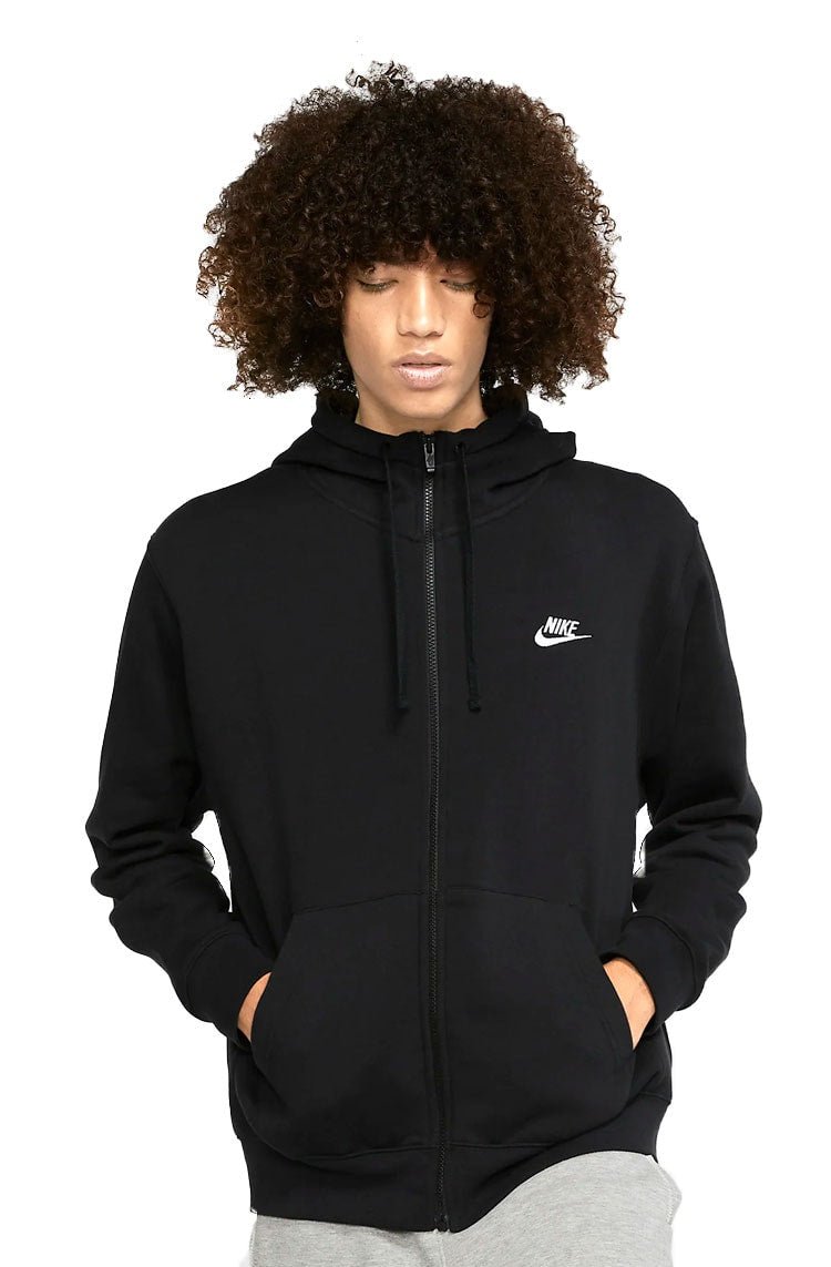 Jaqueta Nike Moletom Sportswear Club Hoodie Preto - NewSkull