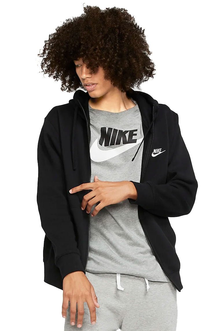Jaqueta Nike Moletom Sportswear Club Hoodie Preto - NewSkull