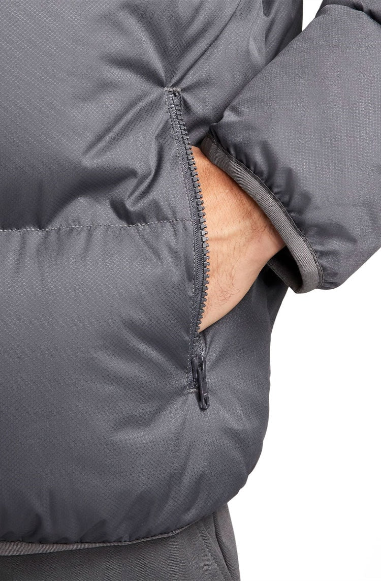 Jaqueta Nike Sportswear Club Puffer Masculino Cinza - NewSkull