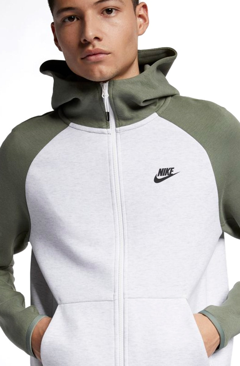 Jaqueta Nike Sportswear Tech Fleece Verde/Cinza - NewSkull
