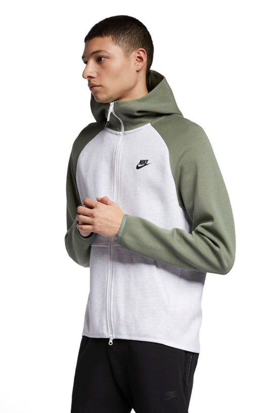 Jaqueta Nike Sportswear Tech Fleece Verde/Cinza - NewSkull