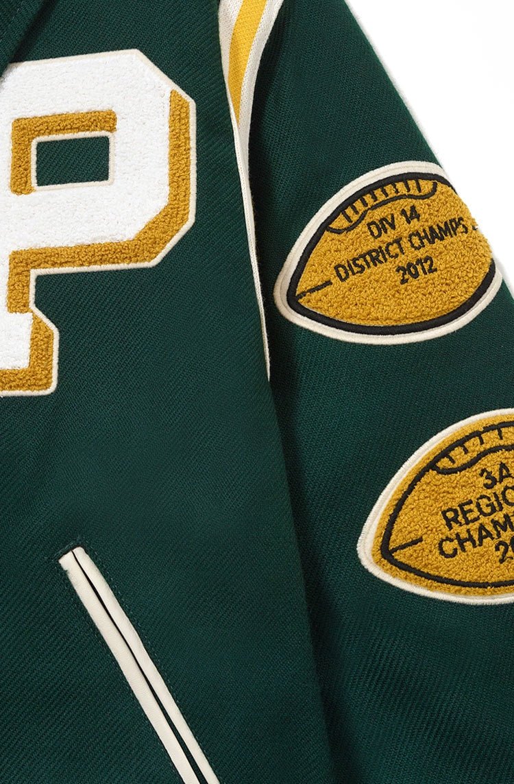 Jaqueta Piet x Peanuts Snoopy Varsity Verde - NewSkull