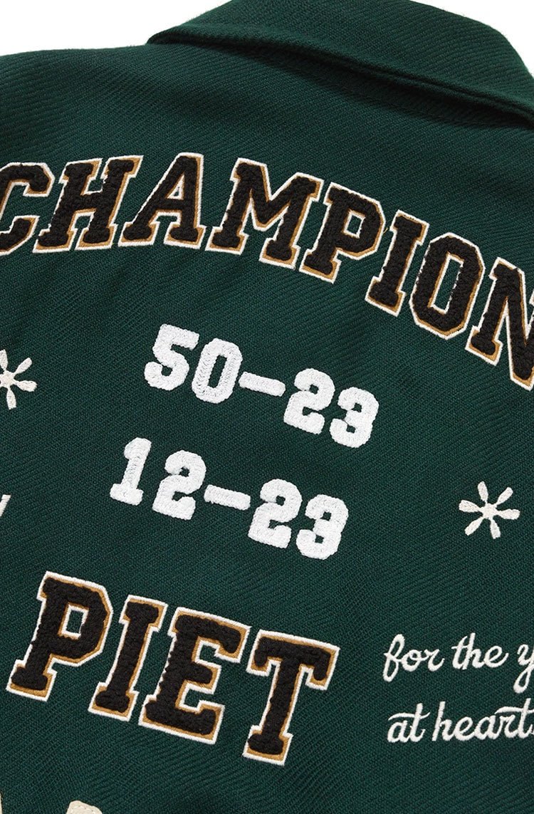 Jaqueta Piet x Peanuts Snoopy Varsity Verde - NewSkull