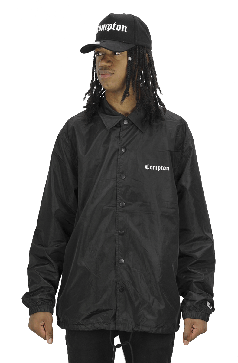 Jaqueta Starter Corta Vento Compton Coach Preto - NewSkull
